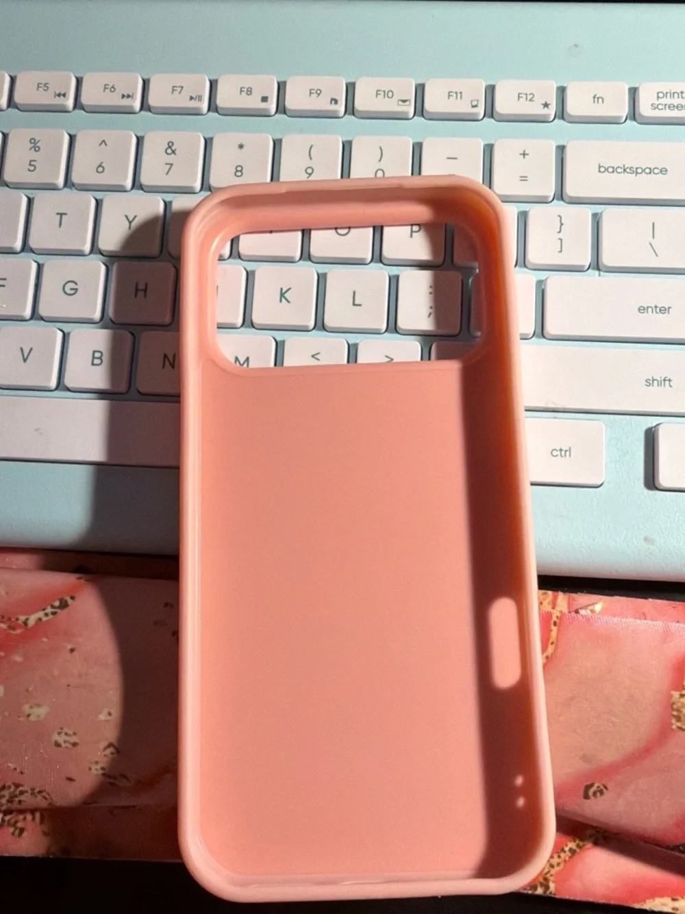 Pink Silicone Phone Case for iPhone 17 Pro Max